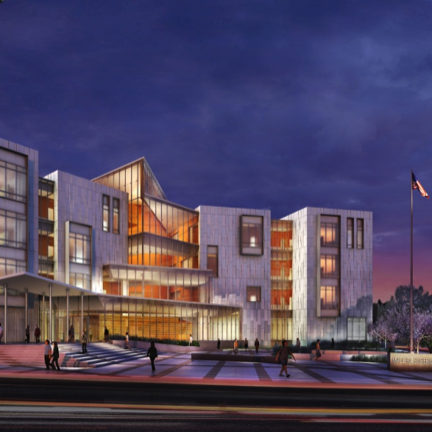 artist rendering of the new court house